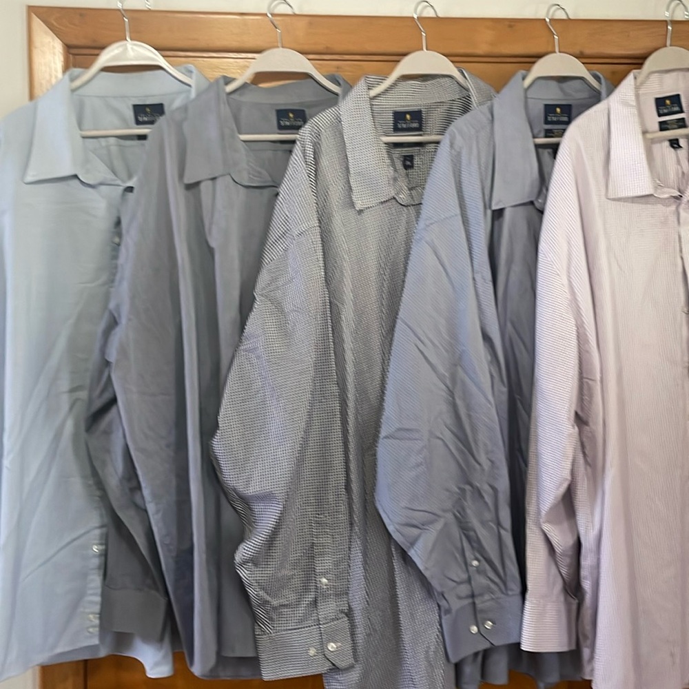 Stafford big and tall dress shirt bundle (5)